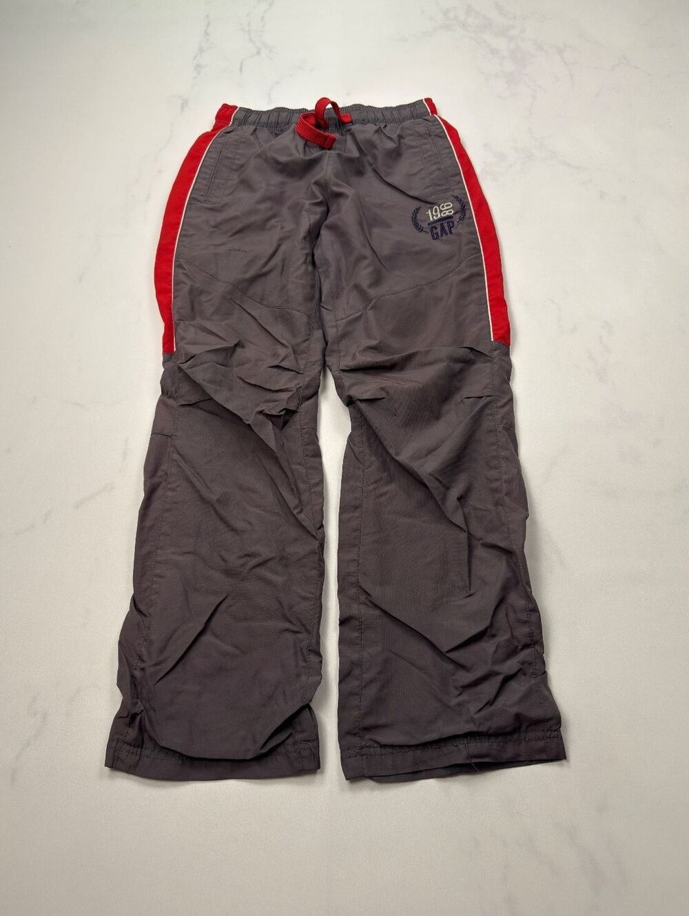Gap Kids Track Pants Gray Red Sporty Casual Athletic - Boys XXL
